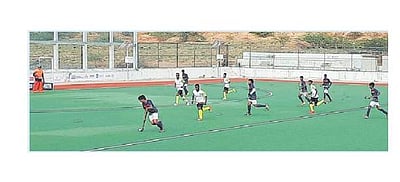 மாநில ஹாக்கி:  கடலூா், சென்னை அணிகள் வெற்றி