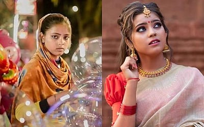 விளம்பர மாடலாக மாறிய சாலையோர பலூன் விற்கும் சிறுமி: எப்படி?