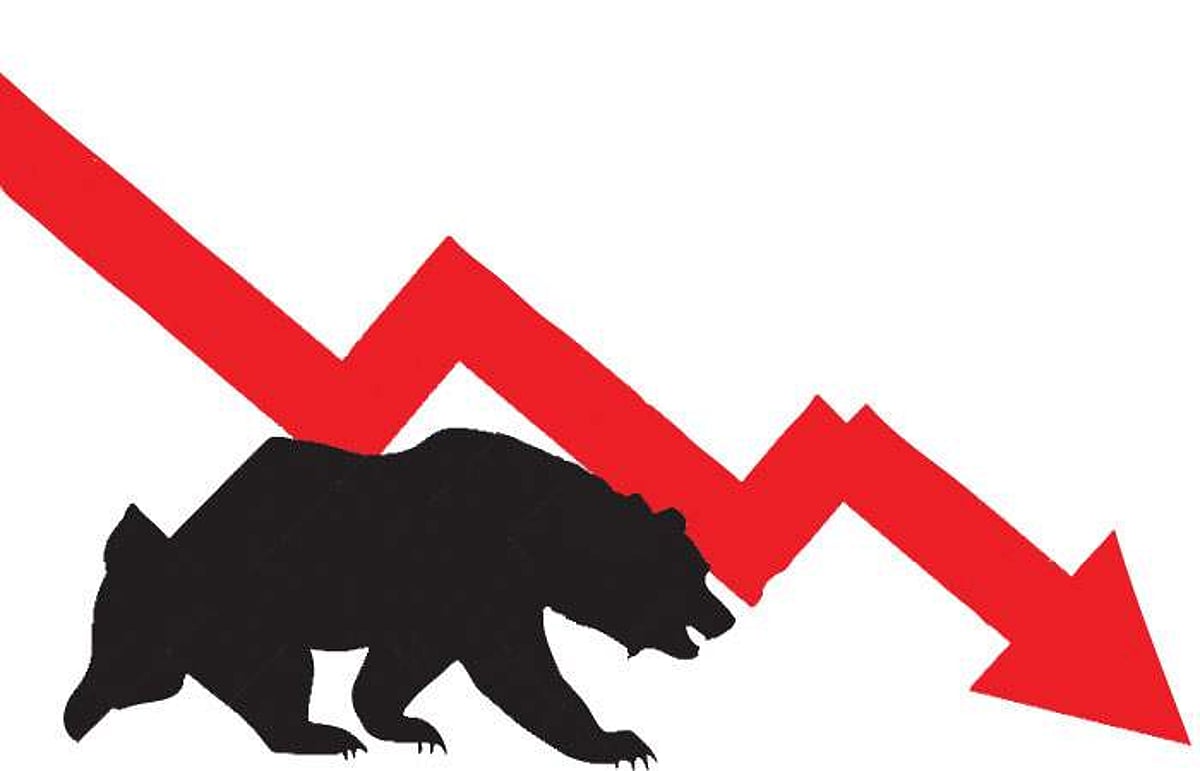 4-ஆவது நாளாக ‘கரடி’ ஆதிக்கம்: சென்செக்ஸ் 954 புள்ளிகள் வீழ்ச்சி சந்தை மதிப்பு ரூ.6.54 லட்சம் கோடிஇழப்பு