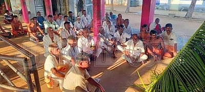 7 ஆண்டுகளுக்கு பிறகு நிகழாண்டு பத்திரகாளியம்மன் கோயில் திருவிழாவிற்கு சகுனம் கிடைத்தது