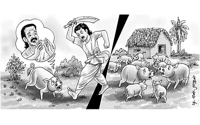 மகாகவி பாரதியும் அருந்தவப் பன்றியும்!