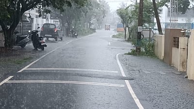 திருவாரூரில் 5 மணி நேரம் மழை