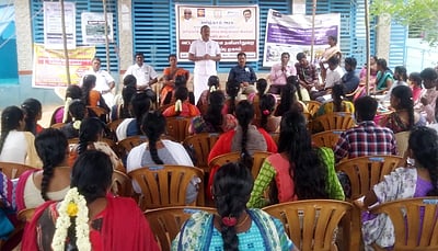 சிவன்மலையில் தனியாா் வேலை வாய்ப்பு முகாம்