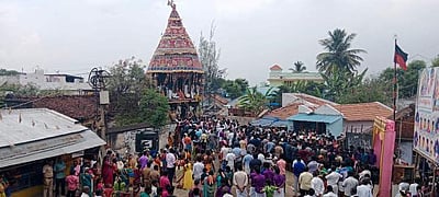 புதுப்பட்டி துலுக்க சூடாமணி அம்மன் கோயில் தேரோட்டம்