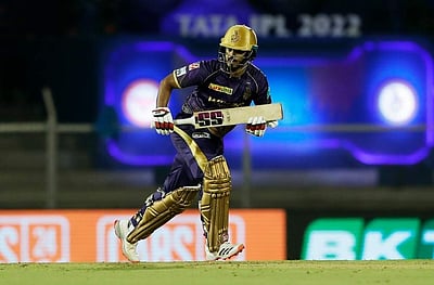 ரிதிஷ் ராணா, ஆண்ட்ரே ரஸல் அதிரடி: சன்ரைசர்ஸ் அணிக்கு 176 ரன்கள் இலக்கு