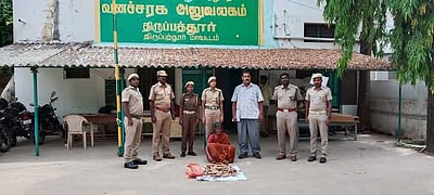 சந்தன மரக் குச்சிகள் பதுக்கல்: பெண்ணுக்கு ரூ.1 லட்சம் அபராதம்