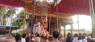 திருவிடந்தை நித்ய கல்யாண பெருமாள் கோயிலில் சித்திரை திருவிழா கொடியேற்றம்