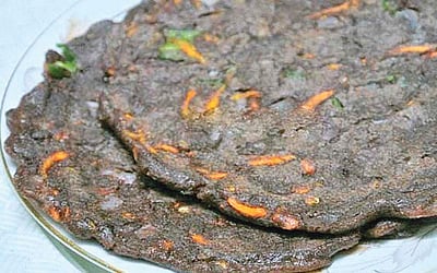 கேரட்  ராகி அடை