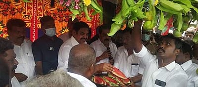 ஆத்தூரில் நீர் மோர் பந்தலை திறந்து வைத்தார் எடப்பாடி கே.பழனிசாமி 