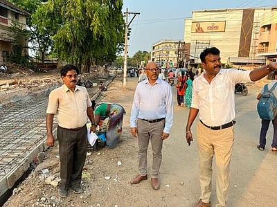 பொலிவுறு நகரத் திட்டப் பணிகள்: ஒரு நபா் விசாரணைக் குழு அலுவலா் ஆய்வு