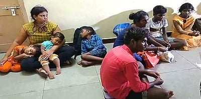 இலங்கையில் கர்ப்பிணி பெண் உள்பட 13 பேர் அகதிகளாக தமிழகம் வருகை