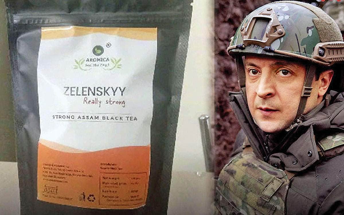 செலன்ஸ்கி பெயரில் டீ தூள்!