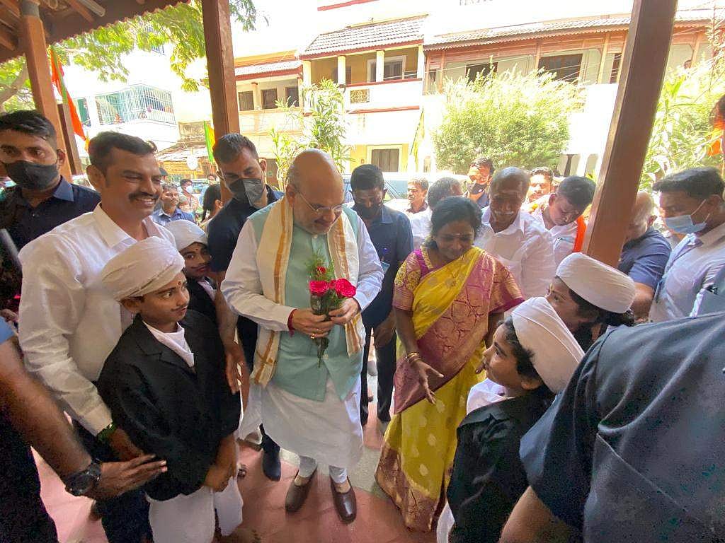 பாரதியார் அருங்காட்சியகத்தில் அமித் ஷா - புகைப்படங்கள்