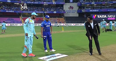 டாஸ் வென்ற மும்பை இந்தியன்ஸ் பந்துவீச்சு தேர்வு