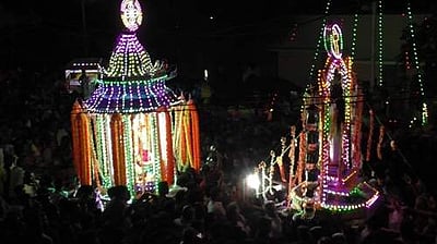 மலையடிப்பட்டியில் உயிர்த்த ஆண்டவர், புனித தோமையார் சந்திப்பு நிகழ்ச்சி