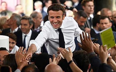 பிரான்ஸ் அதிபராக இமானுவல் மேக்ரான் மீண்டும் தோ்வு 