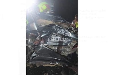 பெரம்பலூர் அருகே சாலை விபத்து: ஒரே குடும்பத்தைச் சேர்ந்த 4 பேர் பலி