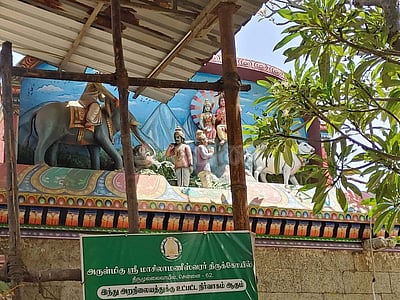 திருமுல்லைவாயில் மாசிலாமணீஸ்வரா் கோயிலில் நிஜரூப தரிசனம்; பக்தர்கள் குவிந்தனர்