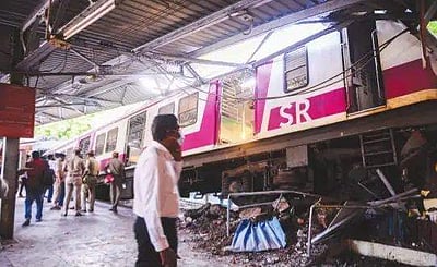 சென்னையில் ரயில் விபத்து: ஓட்டுநர் மீது 3 பிரிவுகளில் வழக்கு 