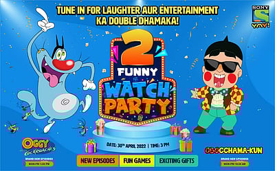 ஓகி-ஒபோச்சமா குன் கார்டூன்களின் முன்னோட்டக் காட்சிகளைக் காண்பிக்கிறது சோனி