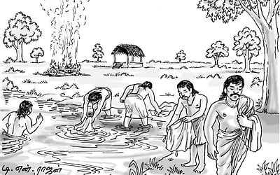 மூழ்கினார்... மறந்தார்!