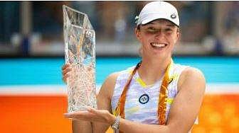 மியாமி ஓபன் டென்னிஸ்: ஒசாகாவை வீழ்த்தி இகா ஸ்வியாடெக் சாம்பியன்