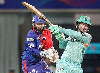 டி காக் அபாரம்: 6 விக்கெட்டுகள் வித்தியாசத்தில் லக்னௌ வெற்றி