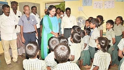 கருப்புடையான்பட்டியில் ஆட்சியா் ஆய்வு