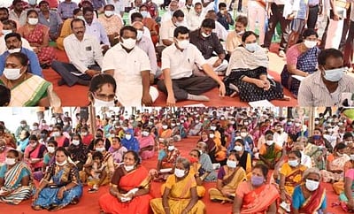 காஞ்சிபுரம்: கிராமசபைக் கூட்டங்களில் பங்கேற்ற தலைமைச் செயலர் வெ. இறையன்பு