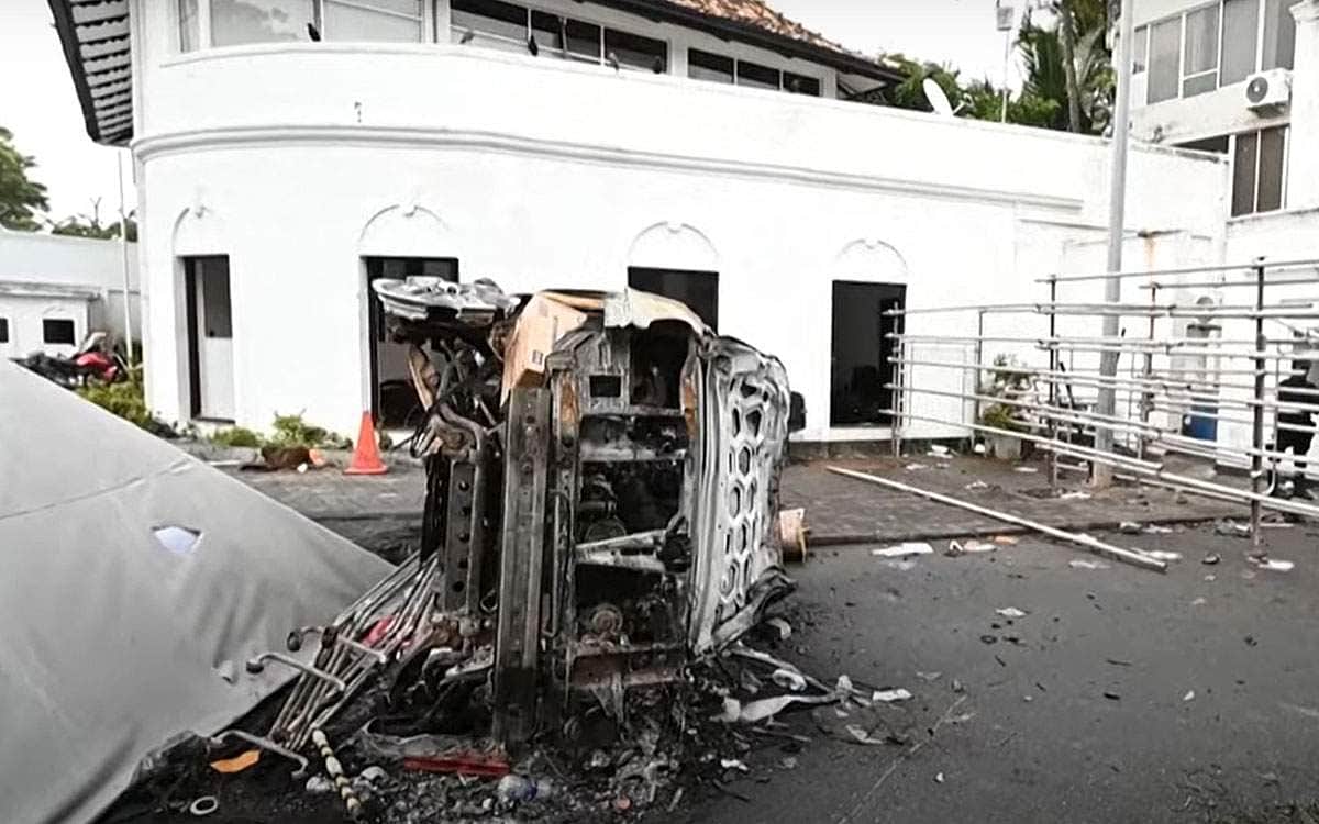 கொந்தளிப்பில் கொழும்பு!  | இலங்கை வன்முறை குறித்த தலையங்கம்