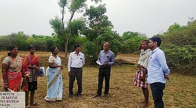 பொன்னமராவதி ஒன்றியத்தில் வேளாண் திட்டப் பணிகள் ஆய்வு