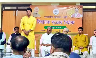 திரிபுராவின் புதிய முதல்வர் மாணிக் சாஹா