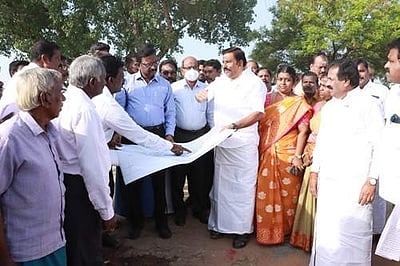 திருச்சியில் ரூ.18.75 கோடி மதிப்பில் தூர்வாரும் பணி: அமைச்சர் கே.என்.நேரு ஆய்வு