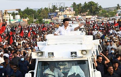 மேட்டூர் அணை திறப்பு நிகழ்ச்சி: சேலம் வந்தார் முதல்வர் ஸ்டாலின்