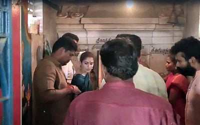 குலதெய்வ கோயிலில் நயன்தாராவுடன் விக்னேஷ் சிவன் - புகைப்படங்கள்