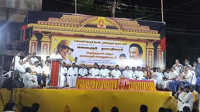 மத்தியிலும் ஆட்சி மாற்றத்தை மு.க.ஸ்டாலின் ஏற்படுத்துவாா்: திருச்சி சிவா எம்.பி.