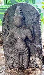 காஞ்சிபுரம் அருகே பல்லவா் கால சிலை கண்டெடுப்பு