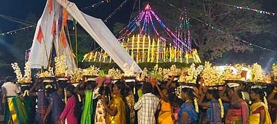 மணப்பாறை: மணப்பட்டி தானாமுளைத்த மாரியம்மன் கோயிலில் வைகாசி திருவிழா