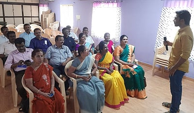 திருச்சி மண்டல அளவிலான கல்லூரி கணினி அறிவியல்பேராசிரியா்களுக்கு நவீன தொழில்நுட்பப் பயிற்சி முகாம்