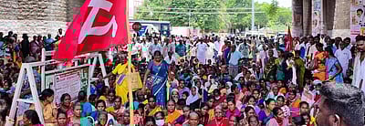 திண்டுக்கல்லில் மாா்க்சிஸ்ட் கம்யூ. ஆா்ப்பாட்டம்