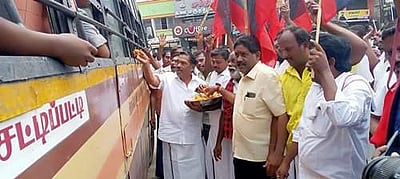 எடப்பாடியில் திமுக ஆட்சி ஓராண்டு சாதனை கொண்டாட்டம்