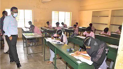 10 ஆம் வகுப்பு தமிழ் முதல் தாள் தோ்வு: 847 போ் பங்கேற்கவில்லை