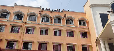 கல்லூரியில் பேரிடா் மேலாண்மைப் பயிற்சி