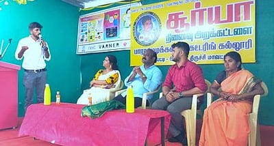 தொழிலாளா்களுக்கான விழிப்புணா்வு முகாம்
