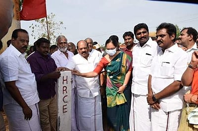 காஞ்சிபுரம்: ஒரு லட்சம் ஏக்கர் கோயில் நிலங்கள் அளவிடும் பணிகள் மூன்று மாதத்தில் நிறைவடையும்; அமைச்சர் பி.கே.சேகர்பாபு 