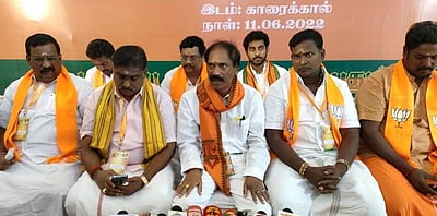 அனைத்து திட்டங்களிலும் வெளிப்படைத் தன்மையை புதுவை அரசு கடைப்பிடிக்கிறது: பாஜக மாநில தலைவா் வி. சாமிநாதன்