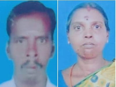 அடையாளம் தெரியாத வாகனம் மோதி கணவன் மனைவி பலி