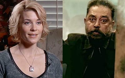 ''அவர் என்ன பண்ணாலும் தங்கம்'' -  நடிகர் கமல்ஹாசனை புகழ்ந்த அமெரிக்க நடிகை