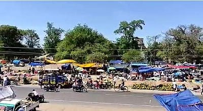 புதுச்சேரி மதகடிப்பட்டியில் களைகட்ட தொடங்கிய வாரசந்தை!