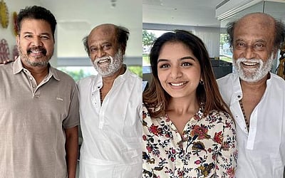 15வது ஆண்டில் சிவாஜி - ரஜினிகாந்த்தை மகளுடன் சந்தித்த ஷங்கர்